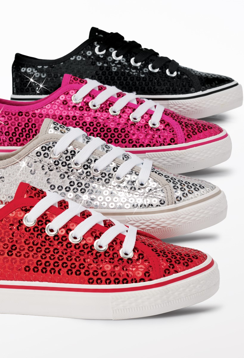 Sequin Low Top Dance Sneaker | Weissman®