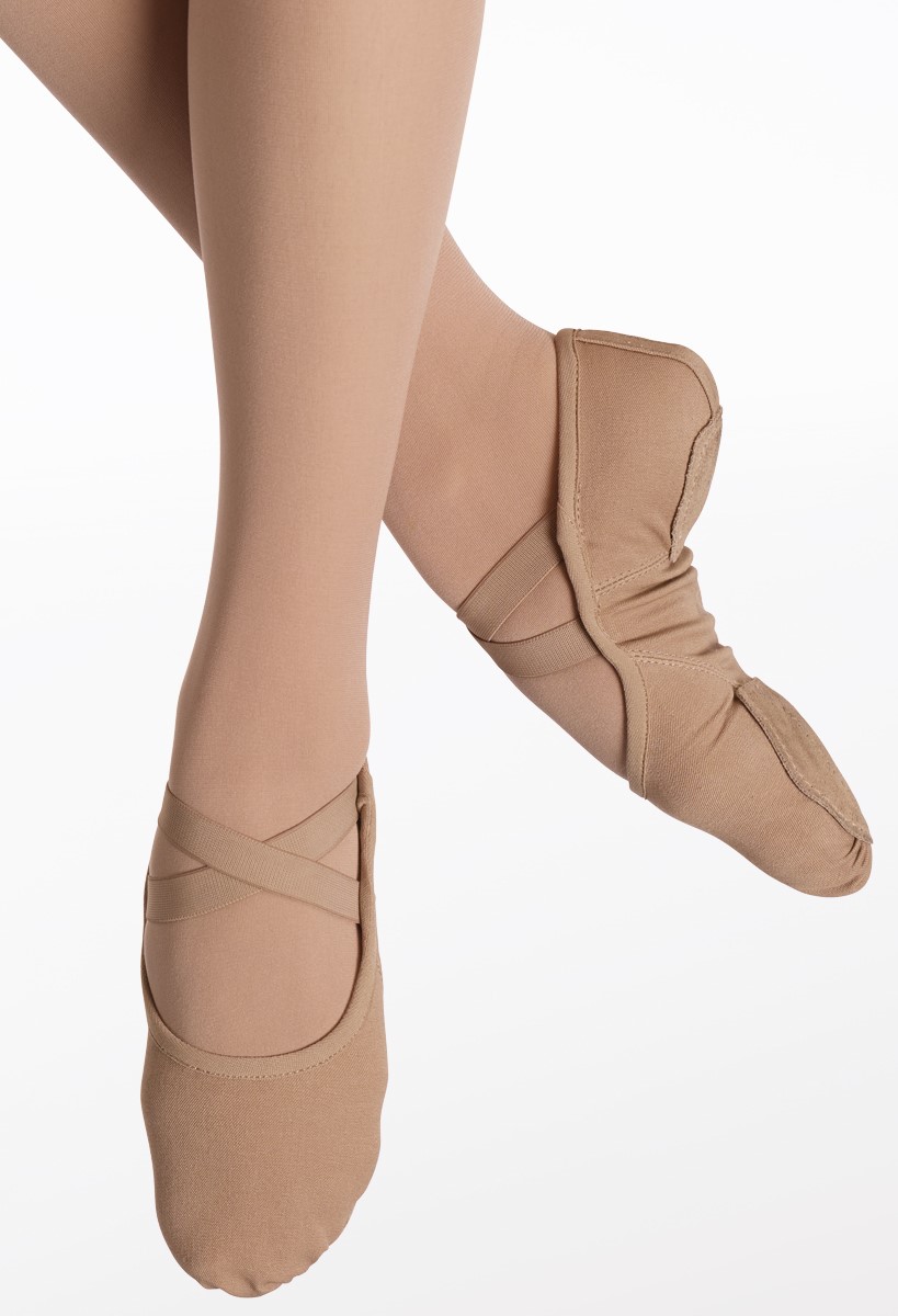 4-Way Stretch Split-Sole Ballet Shoe | Weissman®
