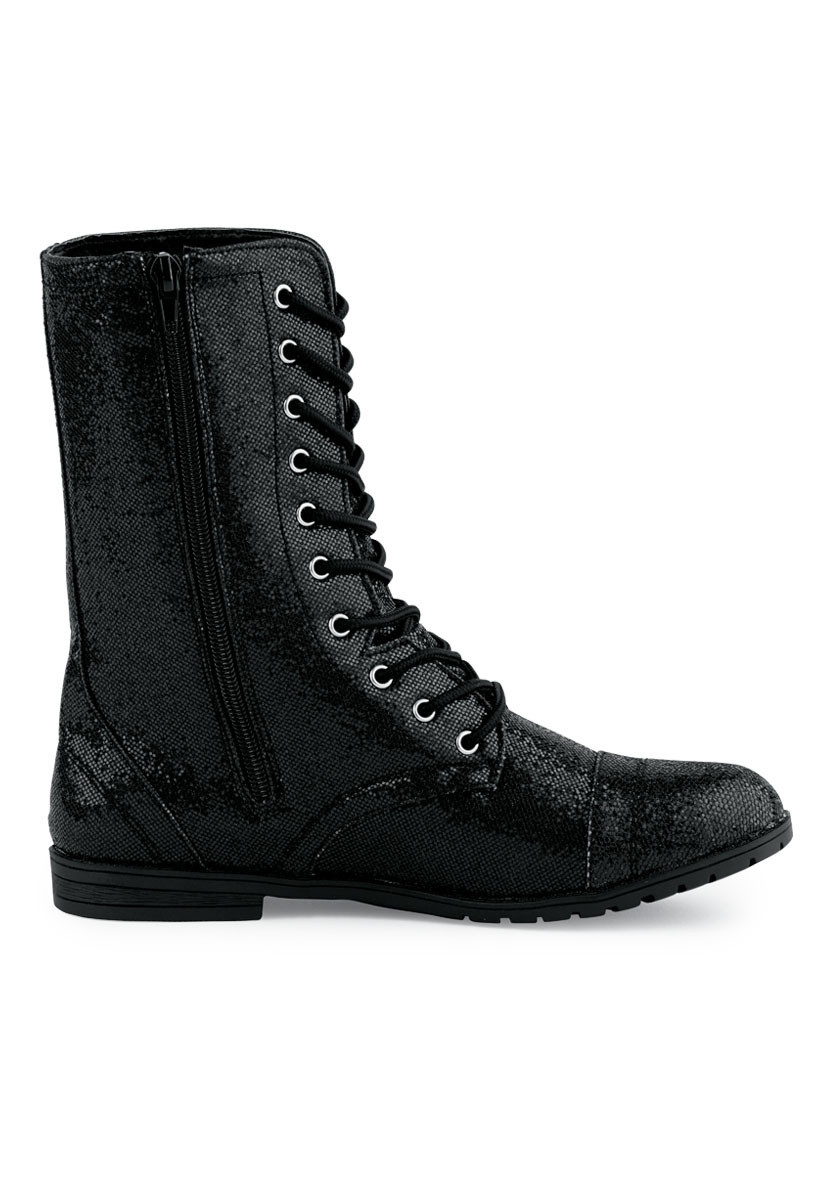 Glitter Lace-Up Combat Boots Balera™