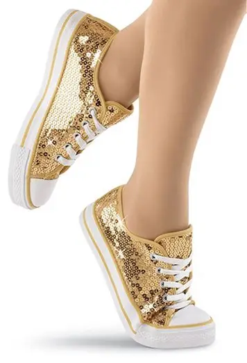Sequin Low Top Sneakers