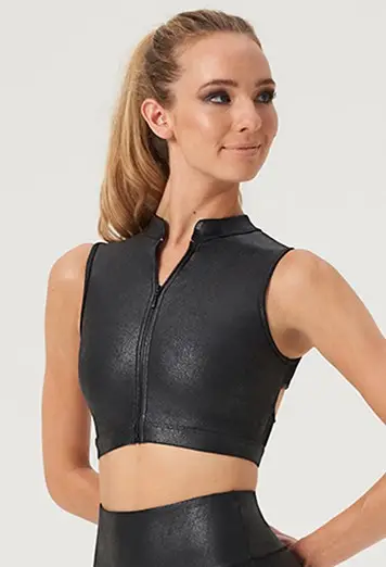 Bloch Zola Zip-Front Top